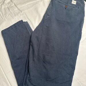 American Eagle Outfitters Men's Navy Chinos